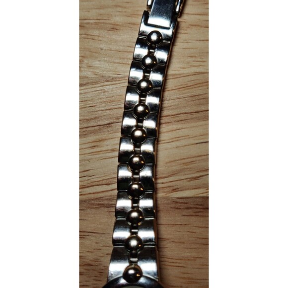 Ladies Watch-It Silver Tone Link Bracelet Analog Watch MLN3038 7" New Battery - Picture 5 of 14